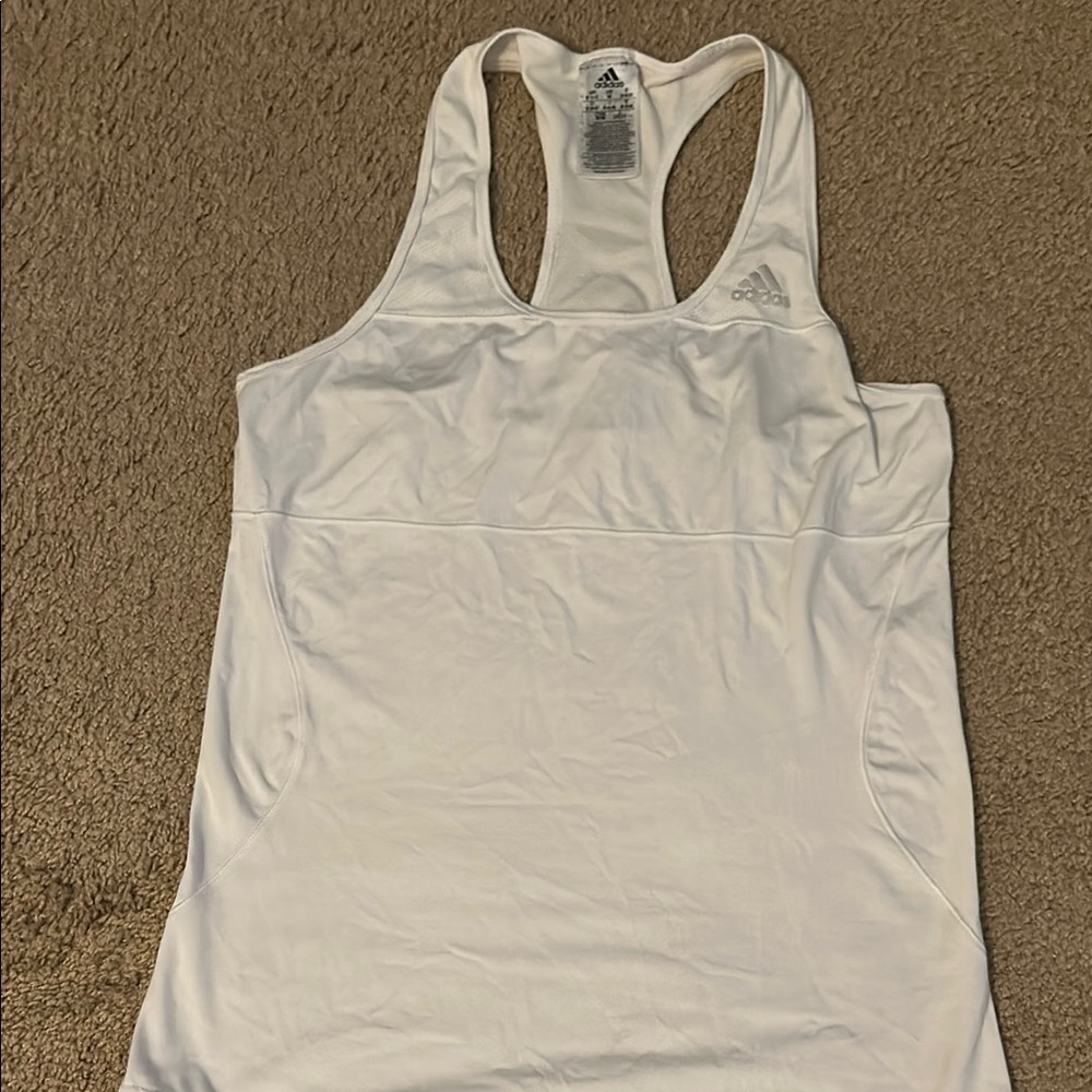 Adidas Women's White Tank Top